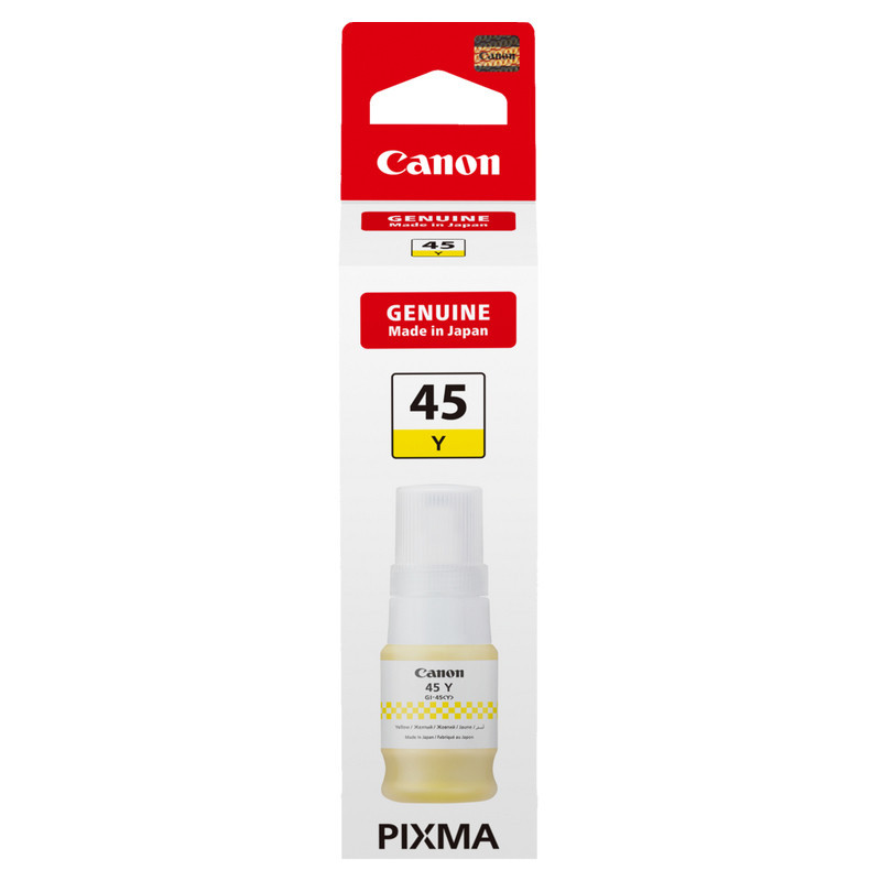 Bouteille D'encre Canon GI-45 Original 40Ml Jaune en Tunisie