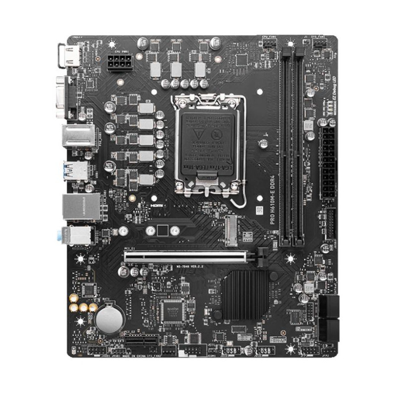 Carte Mère MSI Pro H610M-E DDR4 LGA 1700 en Tunisie
