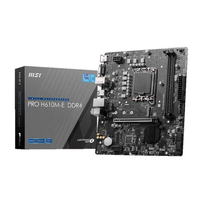 Carte Mère MSI Pro H610M-E DDR4 LGA 1700 en Tunisie