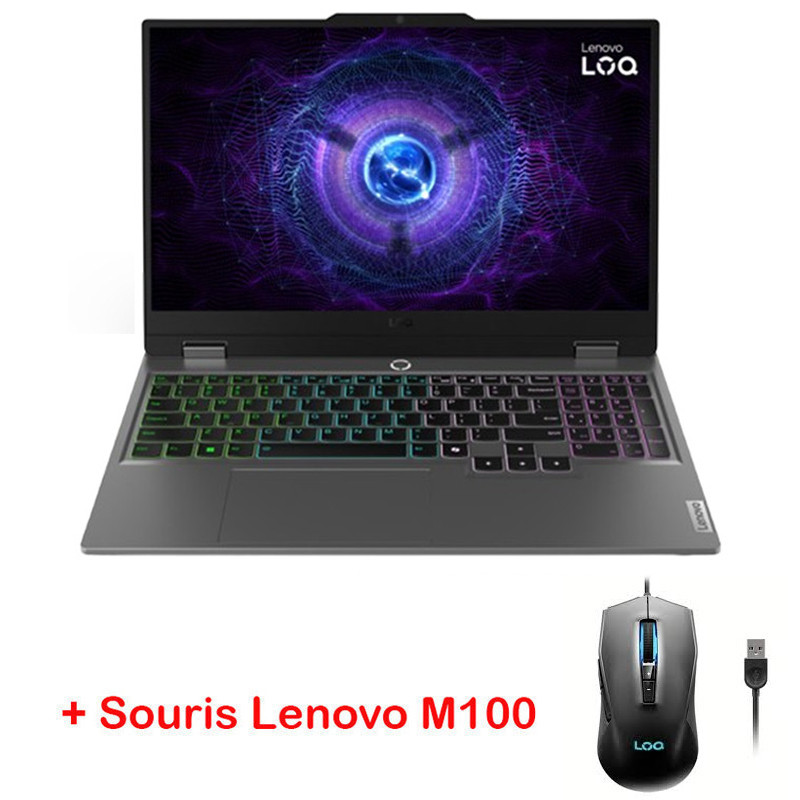 Pc Portable Gamer Lenovo LOQ 15IRX9 i5 13Gén 16Go 512Go SSD Windows 11 En Tunisie