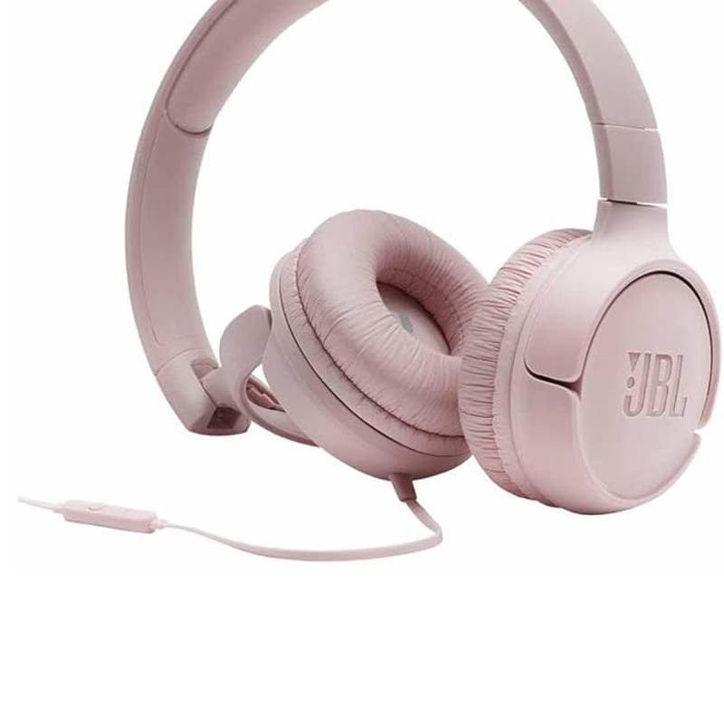Micro Casque Filaire  JBL Tune 500 Rose En Tunisie