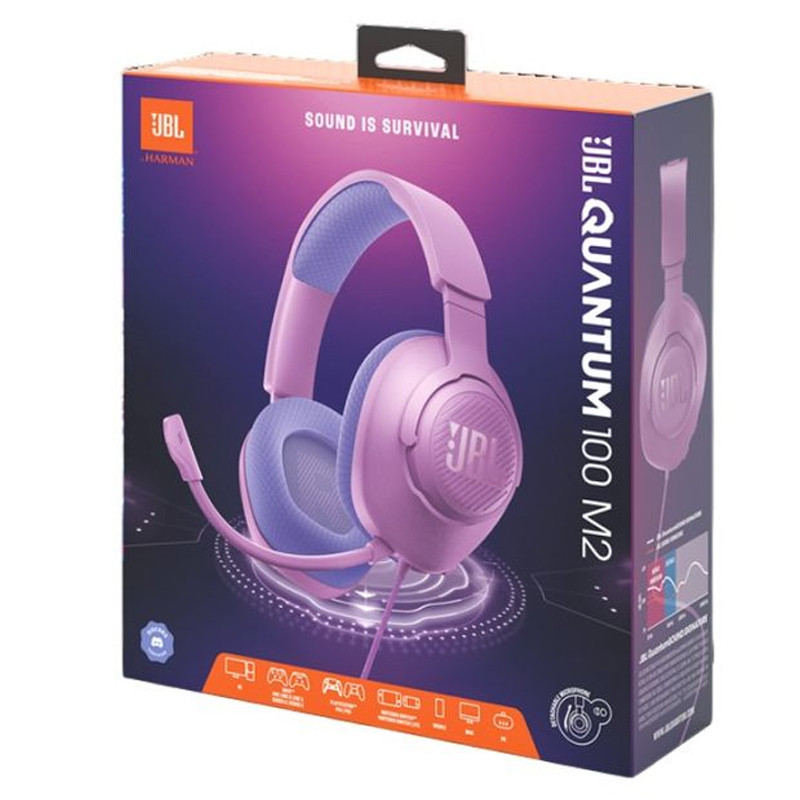 Micro Casque Gamer JBL Quantum 100 Violet
