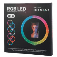 Ring Light RGB 3D 12 Pouces Noir en Tunisie Ring Light RGB 3D 12 Pouces Noir en Tunisie