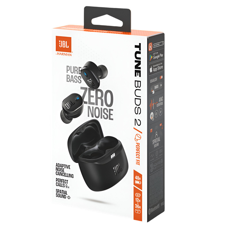 Ecouteurs Sans Fil JBL Tune Buds 2 Noir En Tunisie