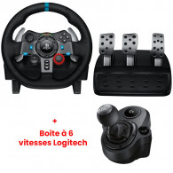 Volant de Course Et Pédale Logitech G29 Driving Force Noir En Tunisie