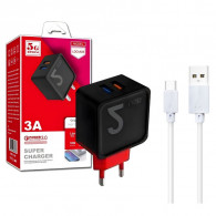 Chargeur B03 Type-C 18W Noir en Tunisie
