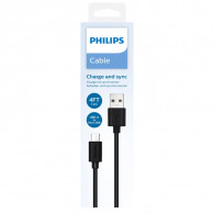 Câble Chargeur Philips Micro-USB Noir en Tunisie Câble Chargeur Philips Micro-USB Noir en Tunisie
