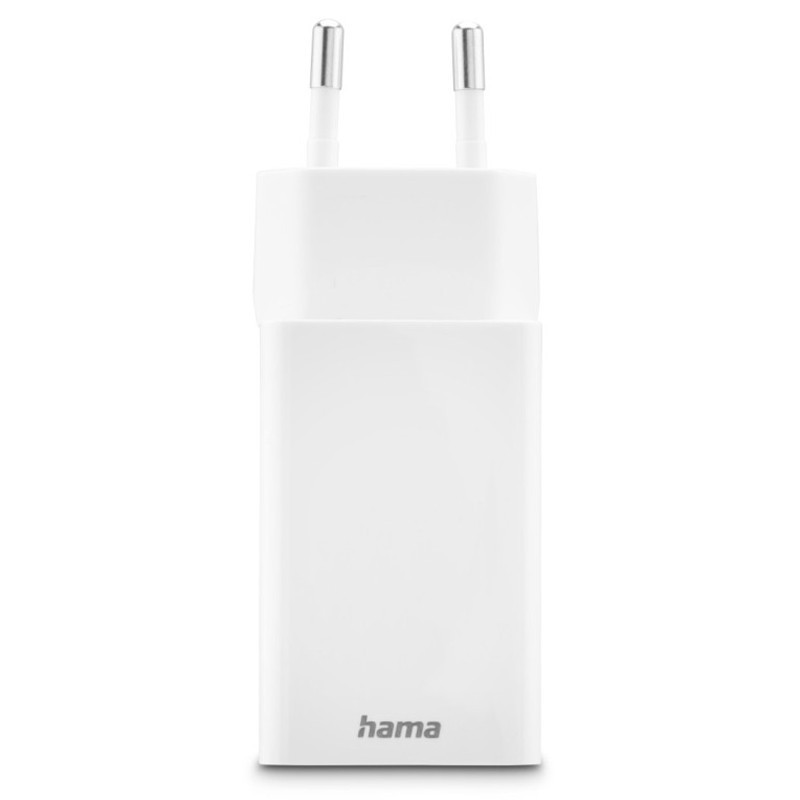 Adaptateur Chargeur Hama 2 Ports USB Type-C 45W Blanc en Tunisie