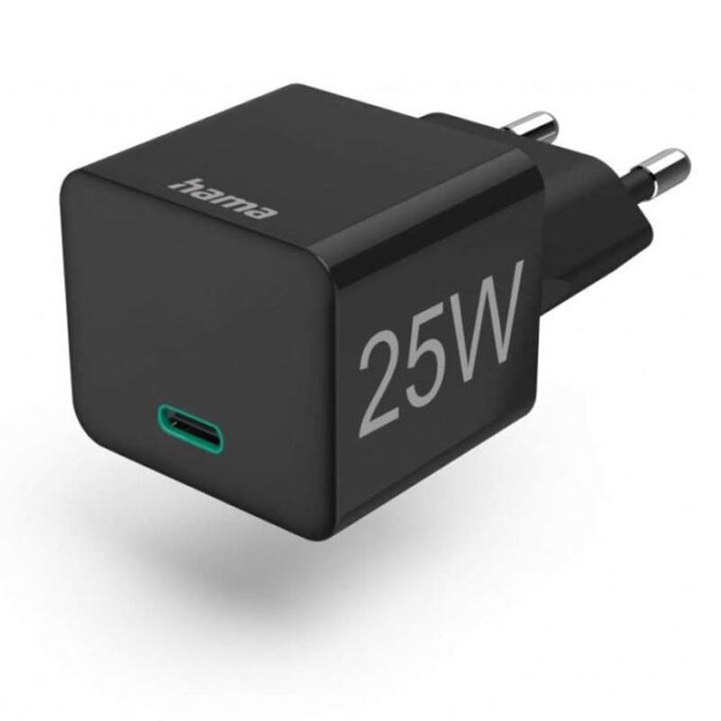 Chargeur Hama Type-C 25W Noir en Tunisie