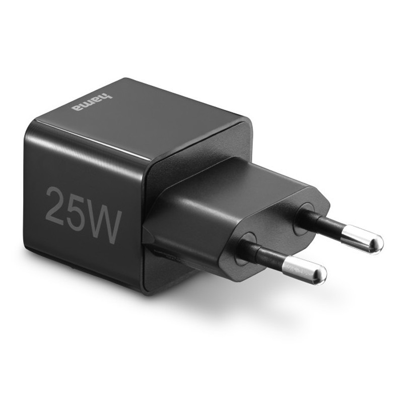 Chargeur Hama Type-C 25W Noir en Tunisie