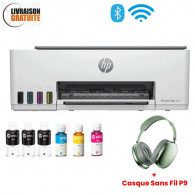 Imprimante Multifonction Jet D'encre HP Smart Tank 580 1F3Y2A - Blanc en Tunisie