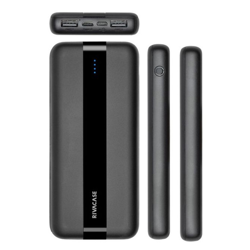 Power Bank Rivacase VA2041 10000 mAh Noir en Tunisie