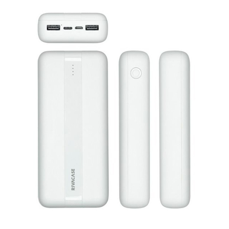 Power Bank Rivacase VA2081 20000 mAh Blanc en Tunisie