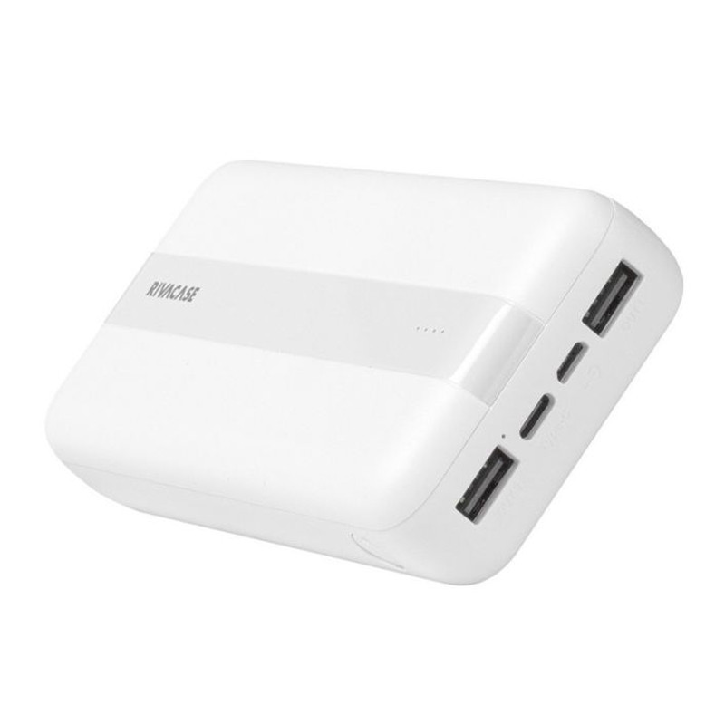 Power Bank Rivacase VA2081 20000 mAh Blanc en Tunisie