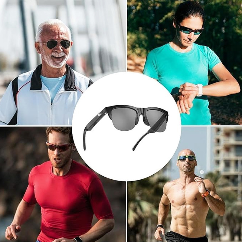 Lunette Connectée Jeqang JC-806 Smart Noir en Tunisie