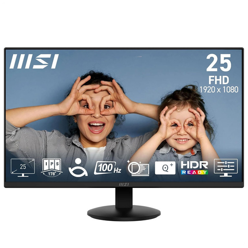 Ecran Gaming MSI MP252L 24.5'' FHD 100Hz IPS Noir en Tunisie