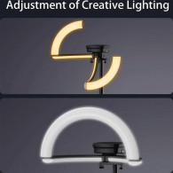 Ring Light LED Maxom 10.5 Pouces Noir en Tunisie