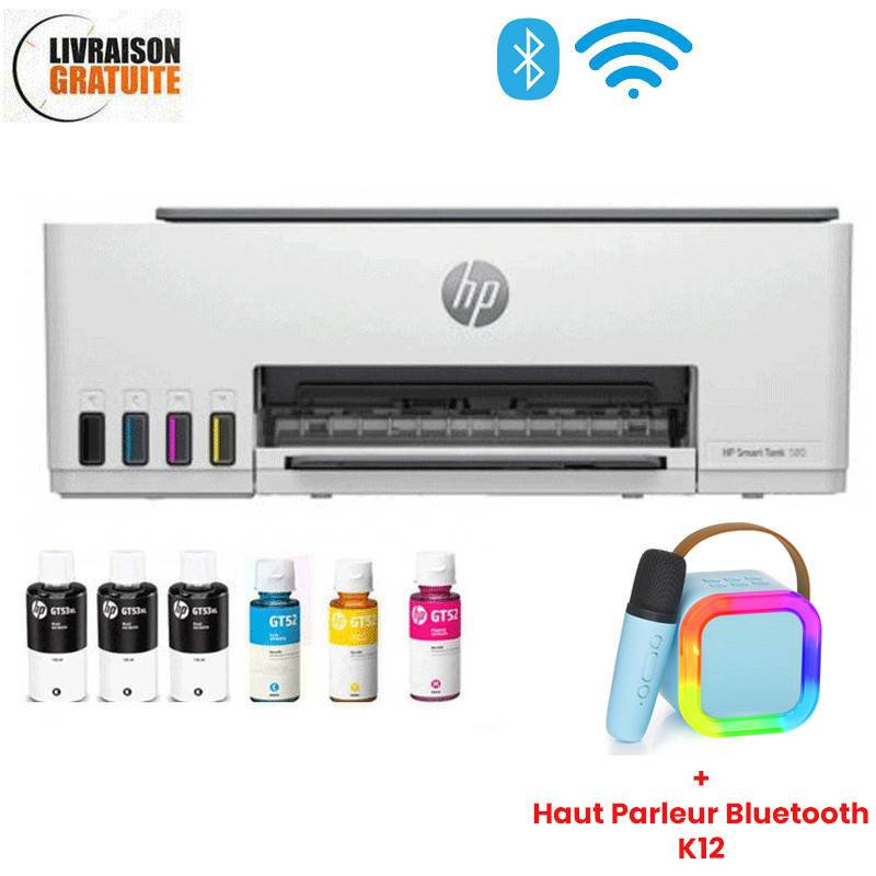 Imprimante Multifonction Jet D'encre HP Smart Tank 580 1F3Y2A - Blanc en Tunisie Imprimante Multifonction Jet D'encre HP Smart Tank 580 1F3Y2A - Blanc en Tunisie