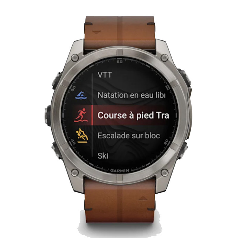 Montre Connectée Garmin Fenix 8 Sapphire Titanuim En Tunisie
