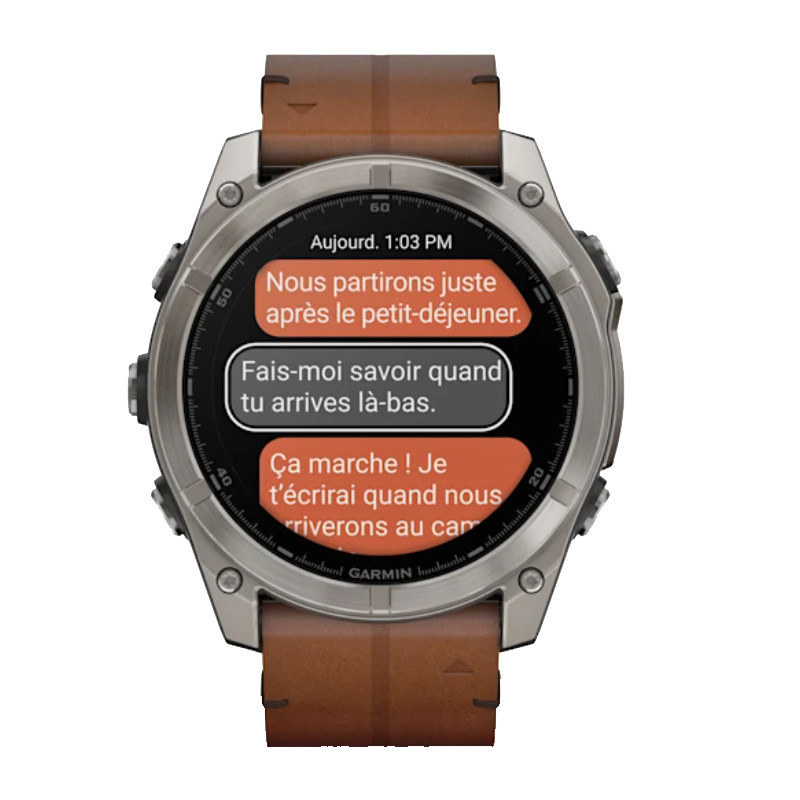 Montre Connectée Garmin Fenix 8 Sapphire Titanuim En Tunisie