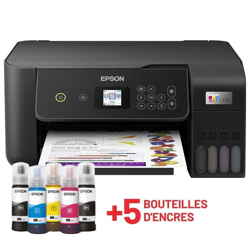 Imprimante Epson EcoTank L3260 3 En1 à Réservoir Intégré  Couleur Wifi en Tunisie