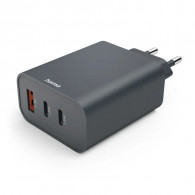 Adaptateur Chargeur Hama 2 Ports Type-C 65W Noir en Tunisie Adaptateur Chargeur Hama 2 Ports Type-C 65W Noir en Tunisie
