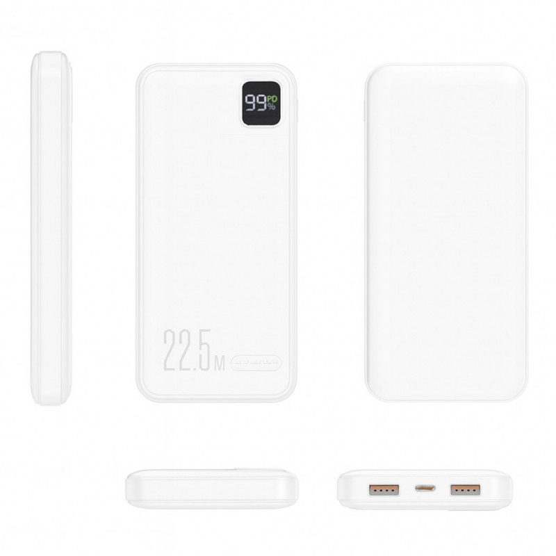 Power Bank WUW Y137 10000 mAh Blanc En Tunisie