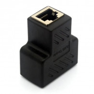 Adaptateur RJ45 Type C Vers 2x RJ45 Noir en Tunisie