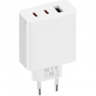 Chargeur Xiaomi GaN 2C1A 67W Type-A + Type-C Blanc Chargeur Xiaomi GaN 2C1A 67W Type-A + Type-C Blanc