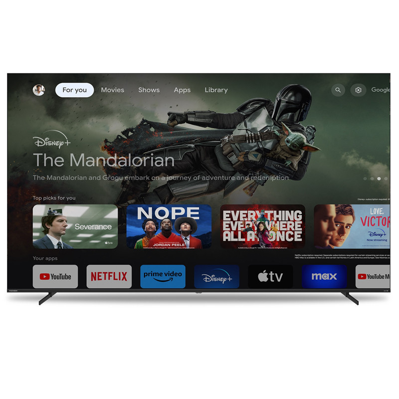 TV Thomson 85QG7S14 85" QLED 4K UHD Google Tv Noir En Tunisie