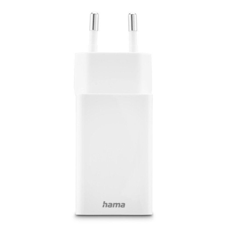 Adaptateur Chargeur Hama 2 Ports Type-C 45W Blanc en Tunisie