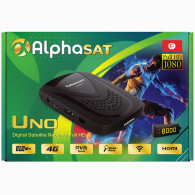 Récepteur Alphasat UNO Avec Wifi Intégrée Noir en Tunisie Récepteur Alphasat UNO Avec Wifi Intégrée Noir en Tunisie