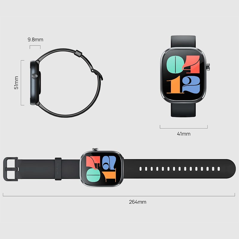 Pack Mibro Montre Connectée C4 + Earbuds 5 Noir en Tunisie