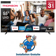 TV Thomson 55" 55UG4S14 UHD Google Tv Noir en Tunisie TV Thomson 55" 55UG4S14 UHD Google Tv Noir en Tunisie