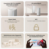 Routeur Xiaomi Mesh System AX3000 NE Blanc En Tunisie Routeur Xiaomi Mesh System AX3000 NE Blanc En Tunisie