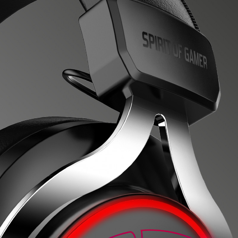 Micro Casque Gamer Spirit Of Gamer Xpert H600 RGB Noir En Tunisie
