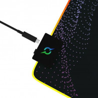 Tapis Souris Gamer Aqirys Eclipse Moyen RGB Noir En Tunisie