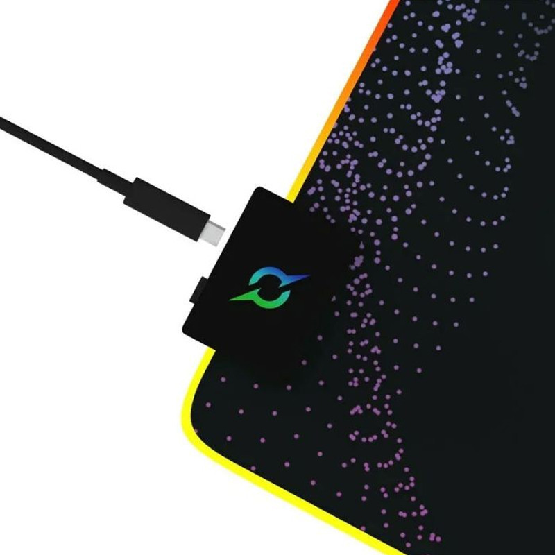 Tapis Souris Gamer Aqirys Eclipse Moyen RGB Noir En Tunisie