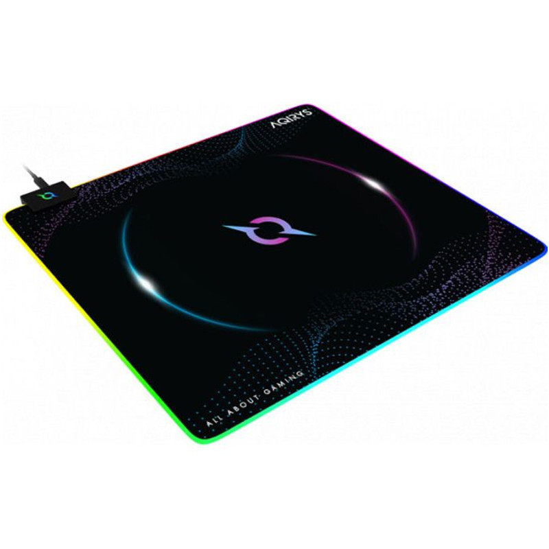 Tapis Souris Gamer Aqirys Eclipse Moyen RGB Noir En Tunisie