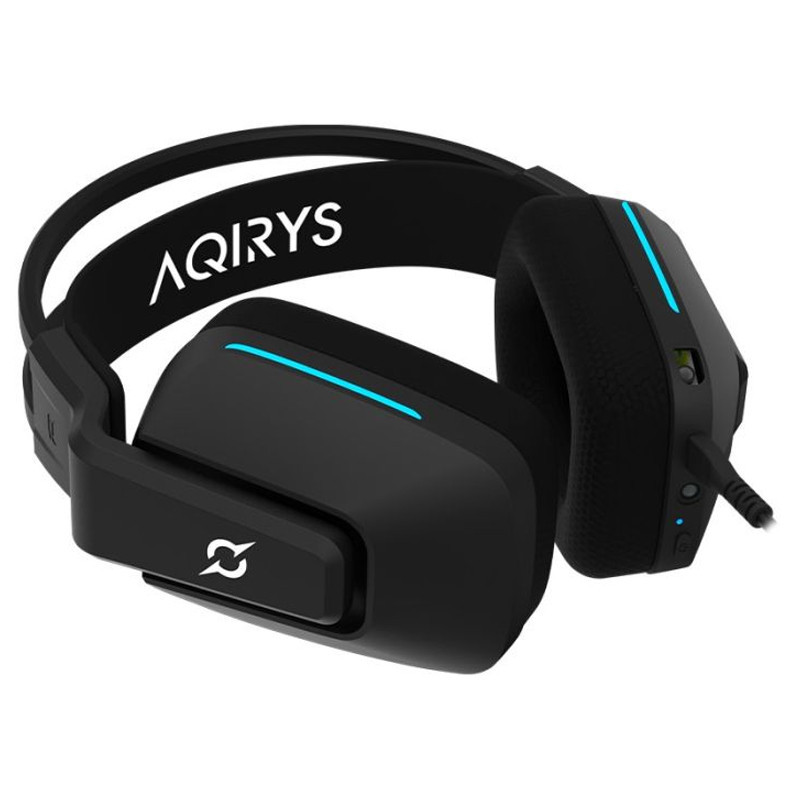 Micro Casque Gaming Filaire Aqirys Alya RGB Noir En Tunisie