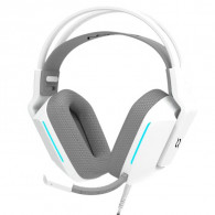 Micro Casque Gaming Filaire Aqirys Alya RGB Blanc En Tunisie
