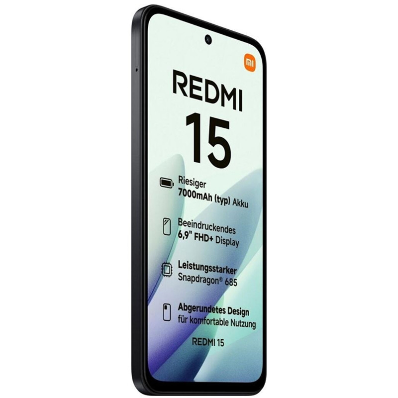 Smartphone Xiaomi Redmi 15 8Go 256Go Noir