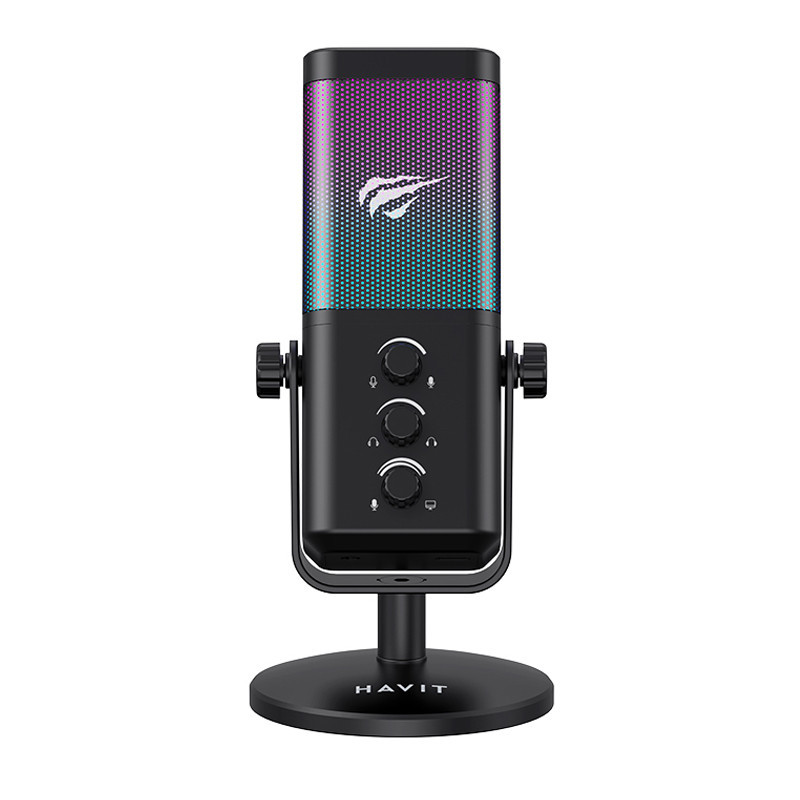Microphone Gamer Havit GK65 RGB Noir En Tunisie