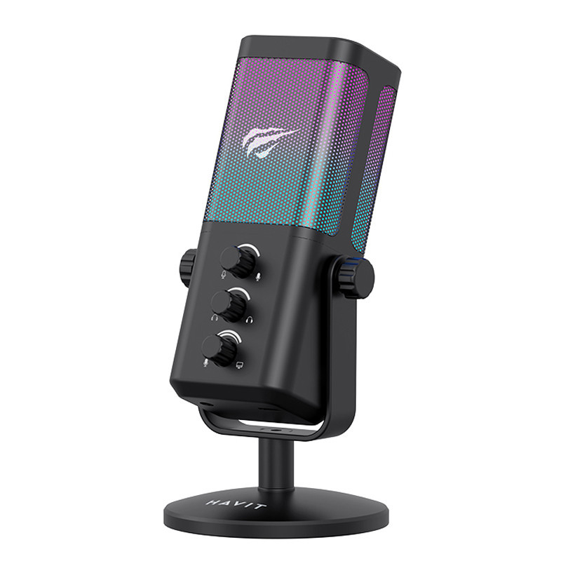 Microphone Gamer Havit GK65 RGB Noir En Tunisie