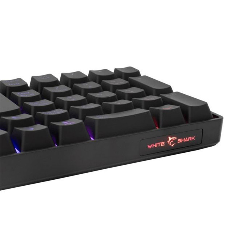 Clavier Gamer White Shark GLADIUS RGB Noir en Tunisie