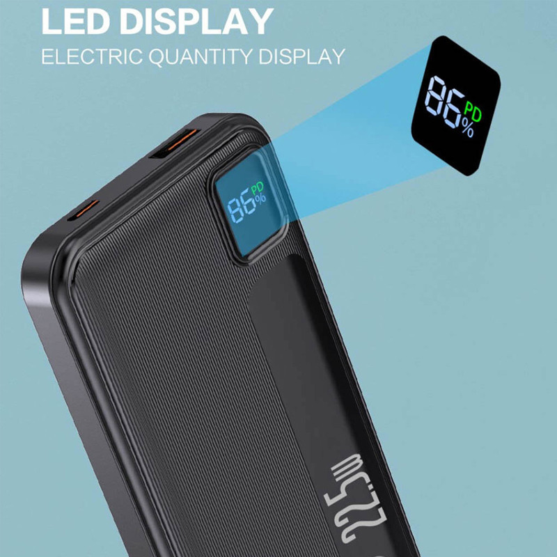 Power Bank WUW Y139 10000 mAh Noir en Tunisie