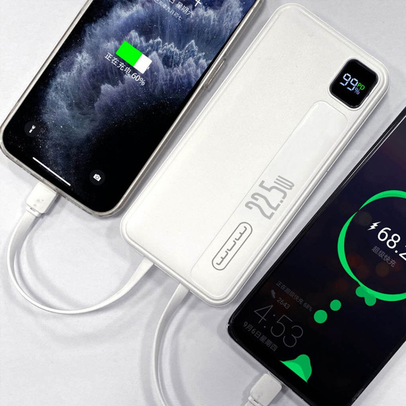Power Bank WUW Y139 10000 mAh Noir en Tunisie