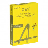 Papier Couleur REY Adagio A4 80g 500 Feuilles Jaune Canari Pastel