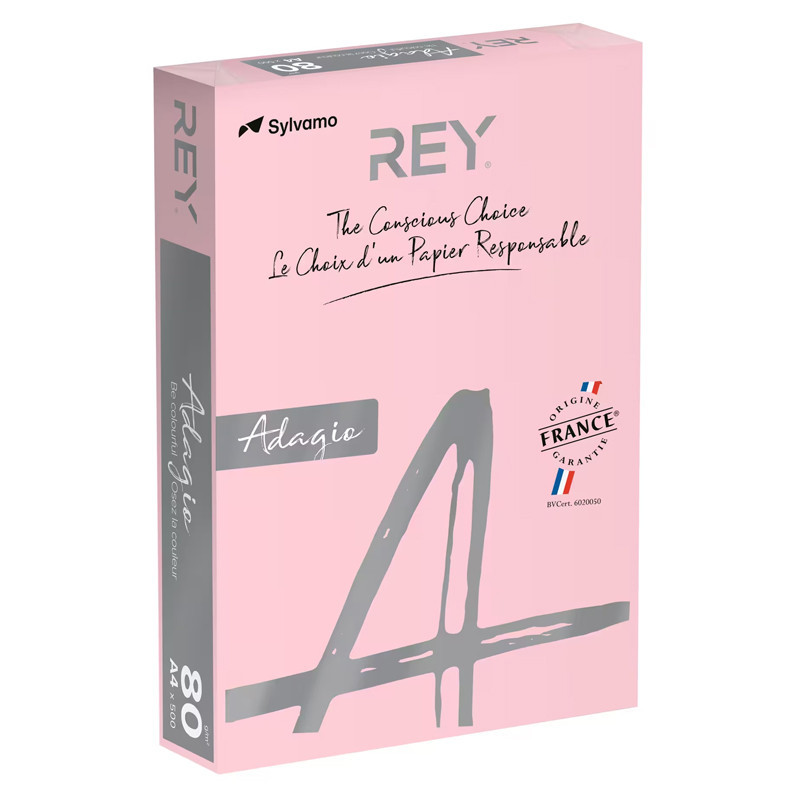 Papier Couleur REY Adagio A4 80g 500 Feuilles Candy Pastel en Tunisie