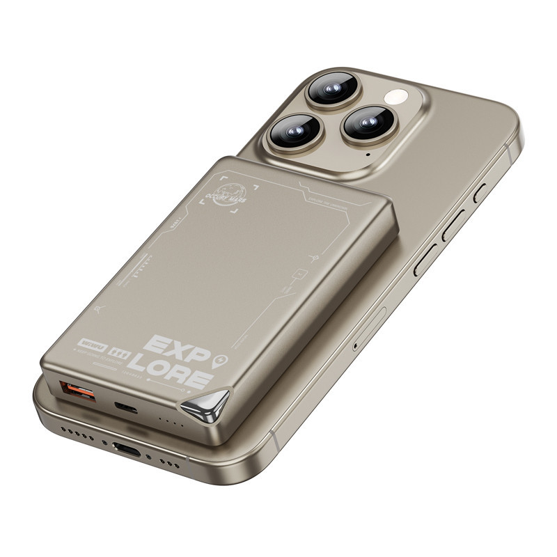 Power Bank WIWU Elite PO20 10000 mAh Titanium En Tunisie